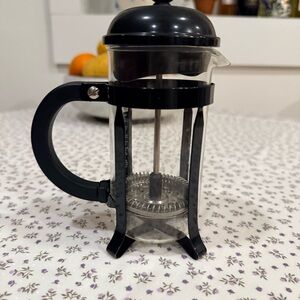 Bodum Black Glass French Press Coffee Maker - Mini 3 cup